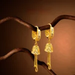 Yellow Fish Lock Earrings